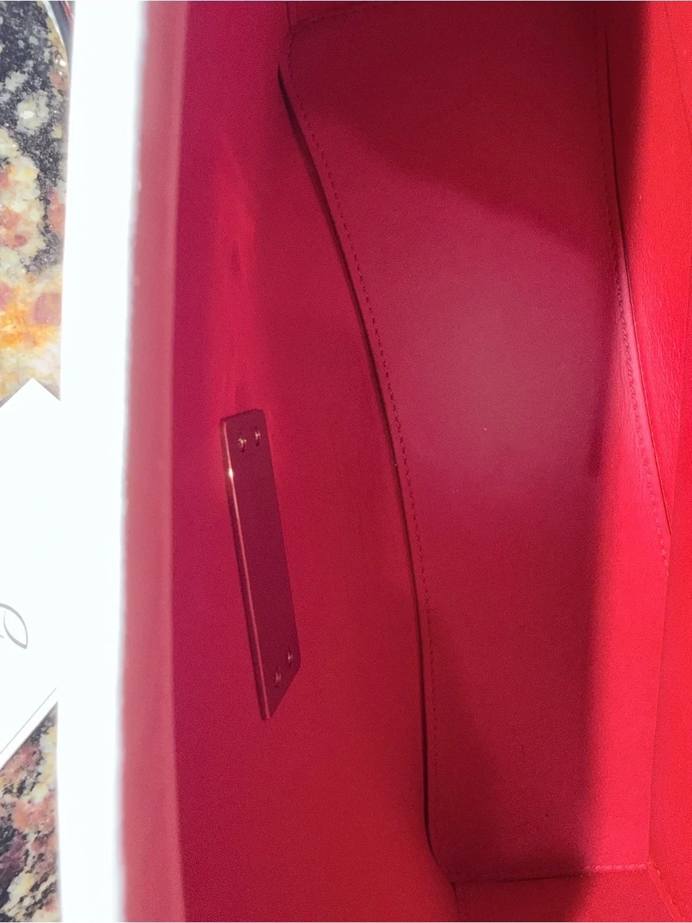 Christian Louboutin White Leather Roubylou Shoulder Bag with 2 straps - Picture 11 of 16